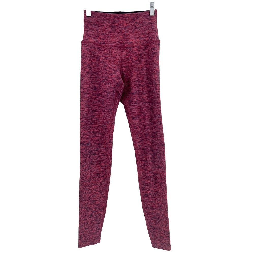 BEYOND YOGA Women's Sz S Pink Navy Blue Spacedye High-Rise Full-Length Leggings